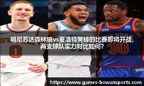 明尼苏达森林狼vs夏洛特黄蜂的比赛即将开战,两支球队实力对比如何?